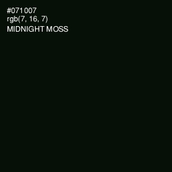#071007 - Midnight Moss Color Image